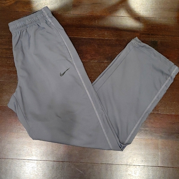 Nike | Pants | Mens Nike Dri Fit Grey Long Athletic Pants Size Small |  Poshmark
